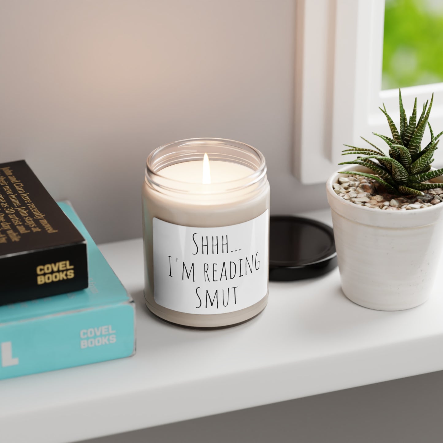 Shhh...I'm Reading Smut Scented Soy Candle, 9oz