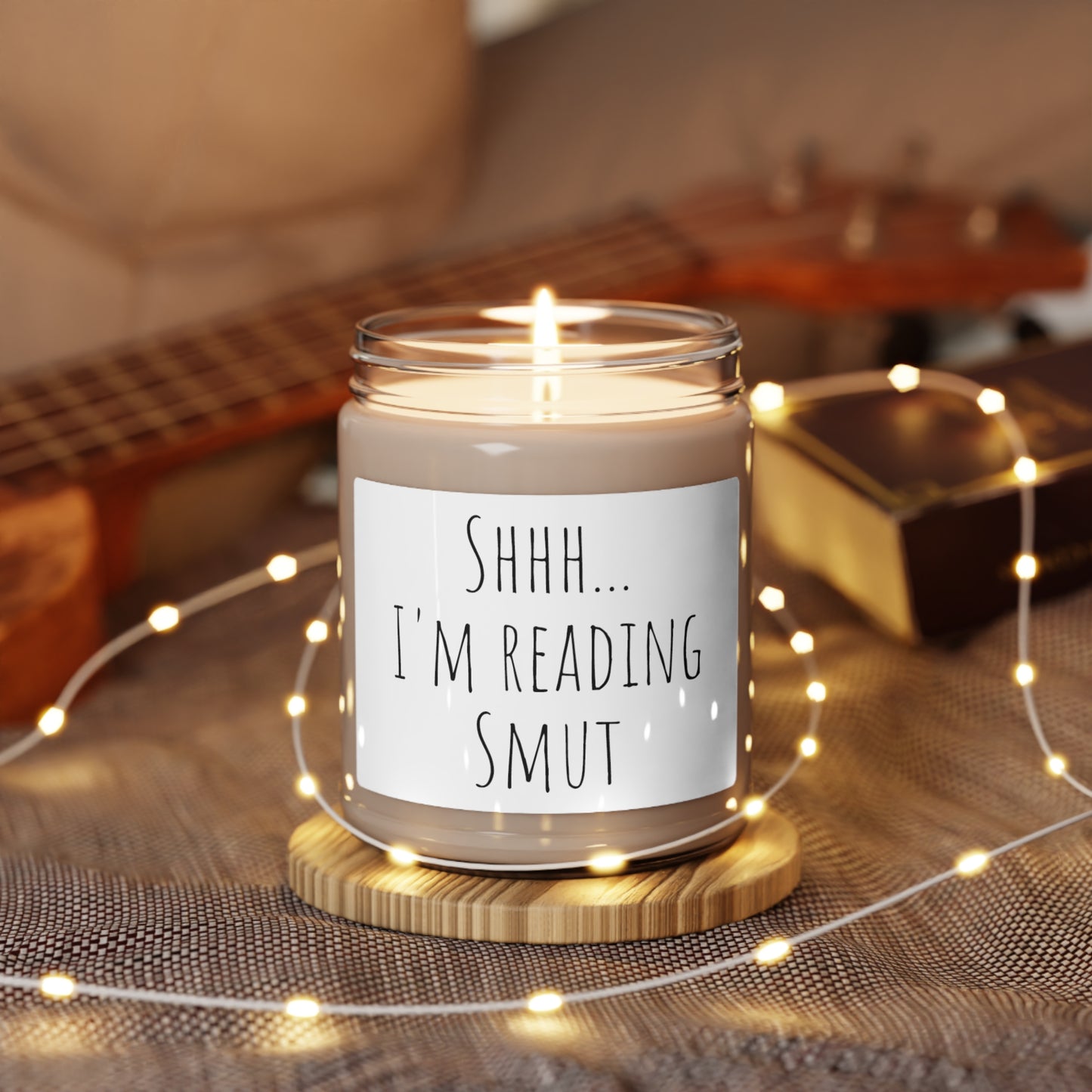 Shhh...I'm Reading Smut Scented Soy Candle, 9oz